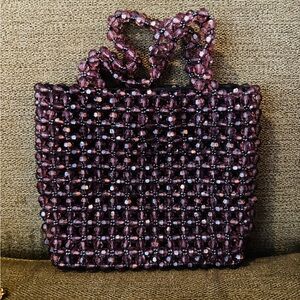 GAP Y2K Beaded Bag in Smokey Amethyst
